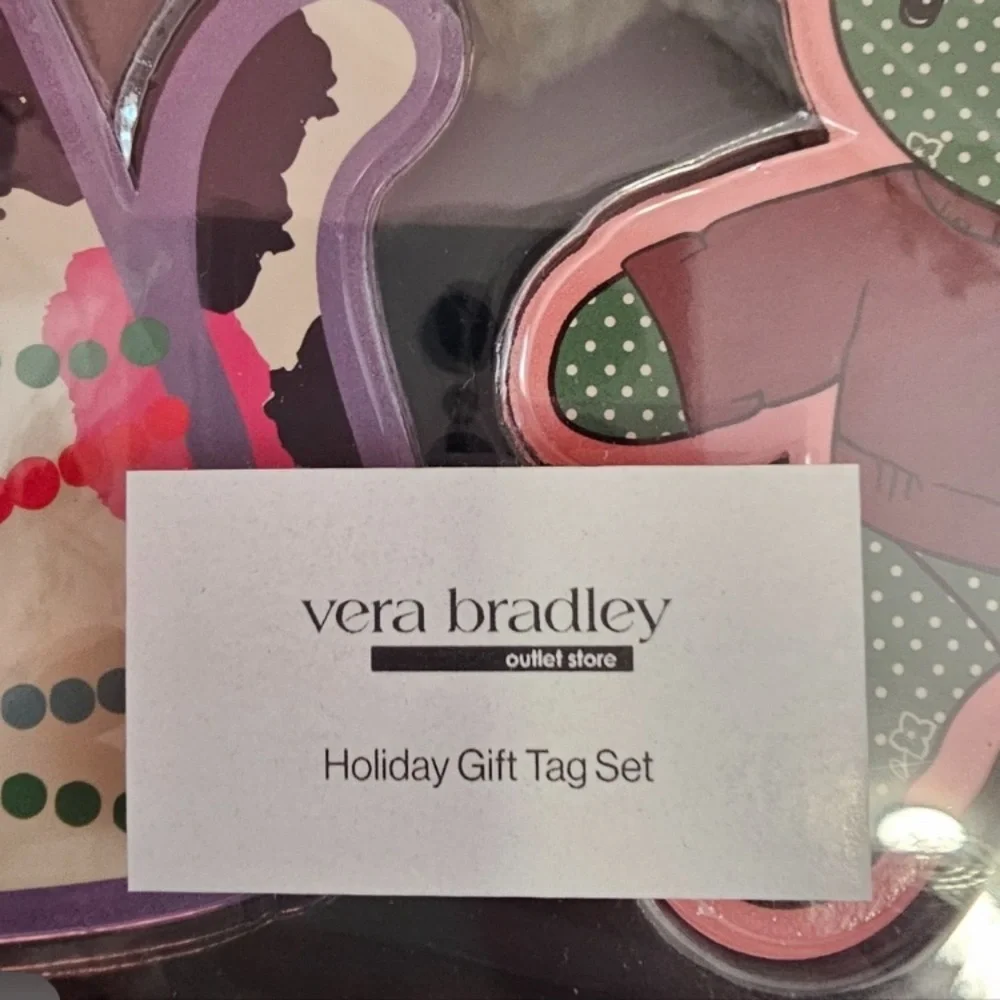 Vera Bradley Holiday Hang Tag Set - NIB